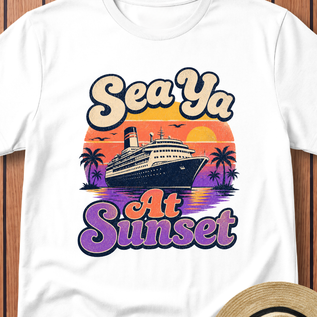 Sea Ya At Sunset T-Shirt