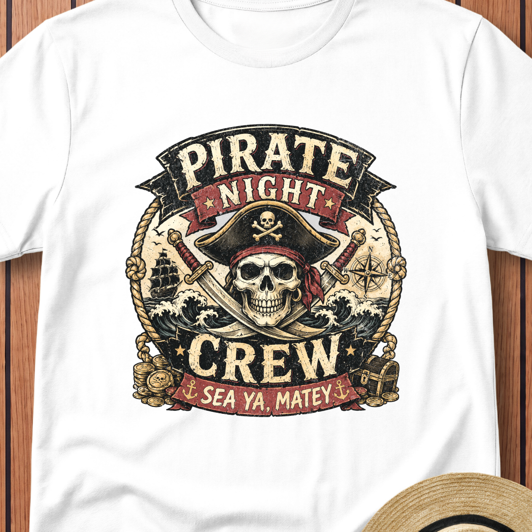 Pirate Night Crew T-Shirt