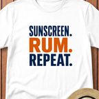 Sunscreen Rum Repeat T-Shirt