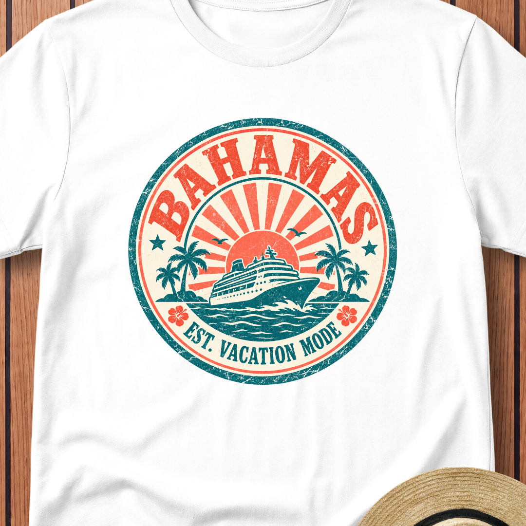 Bahamas Vacation Mode T-Shirt